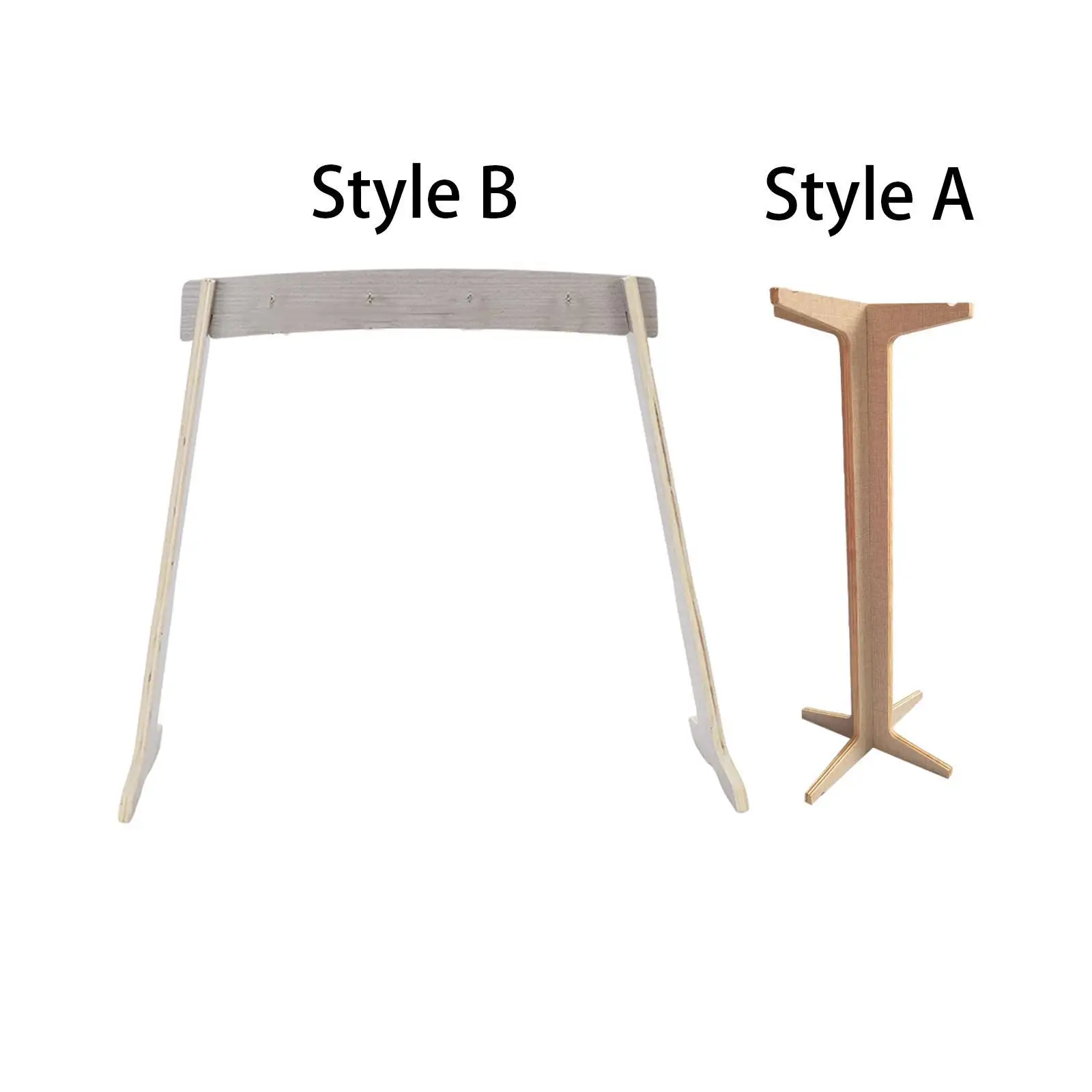 Chime Stand Wind Chime Wood Stand Wooden Easy to Assemble, Gong Target Stand, Chime Holder for Tabletop Tea Room Meditation