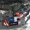 400A Heavy Duty Smart Battery Charger 12V/24V Battery High Power Fast Charger Five-Stage Full Automatic Car Battery Charger 220W
