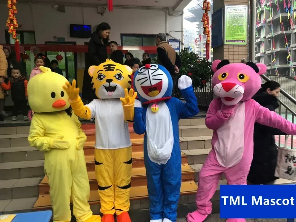 Cosplay yellow duck chicken chick Mascot Costume Advertising ceremony Fancy Dress Party Animal carnival anmie stage perform show 4