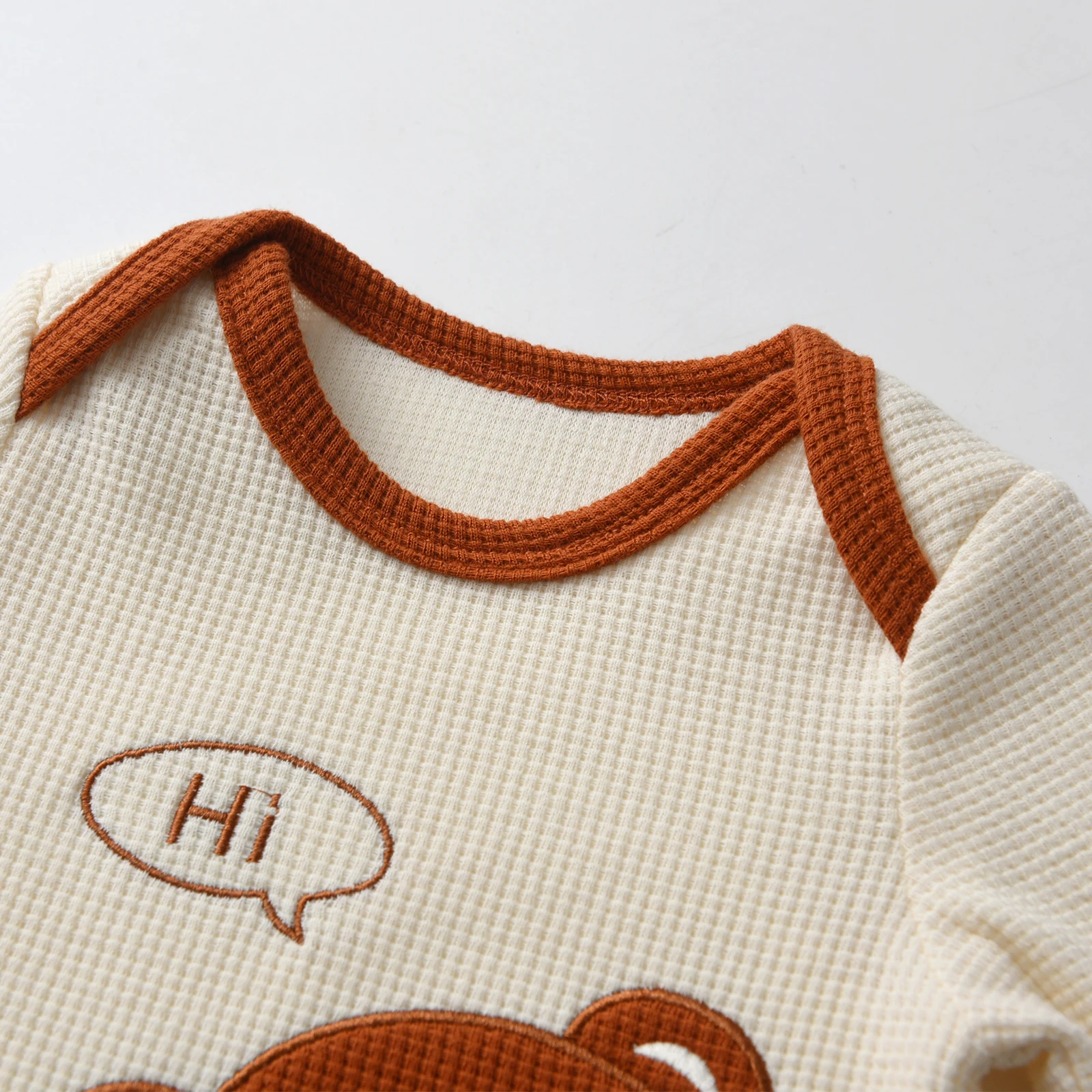 Bear Print Baby Outfit 2