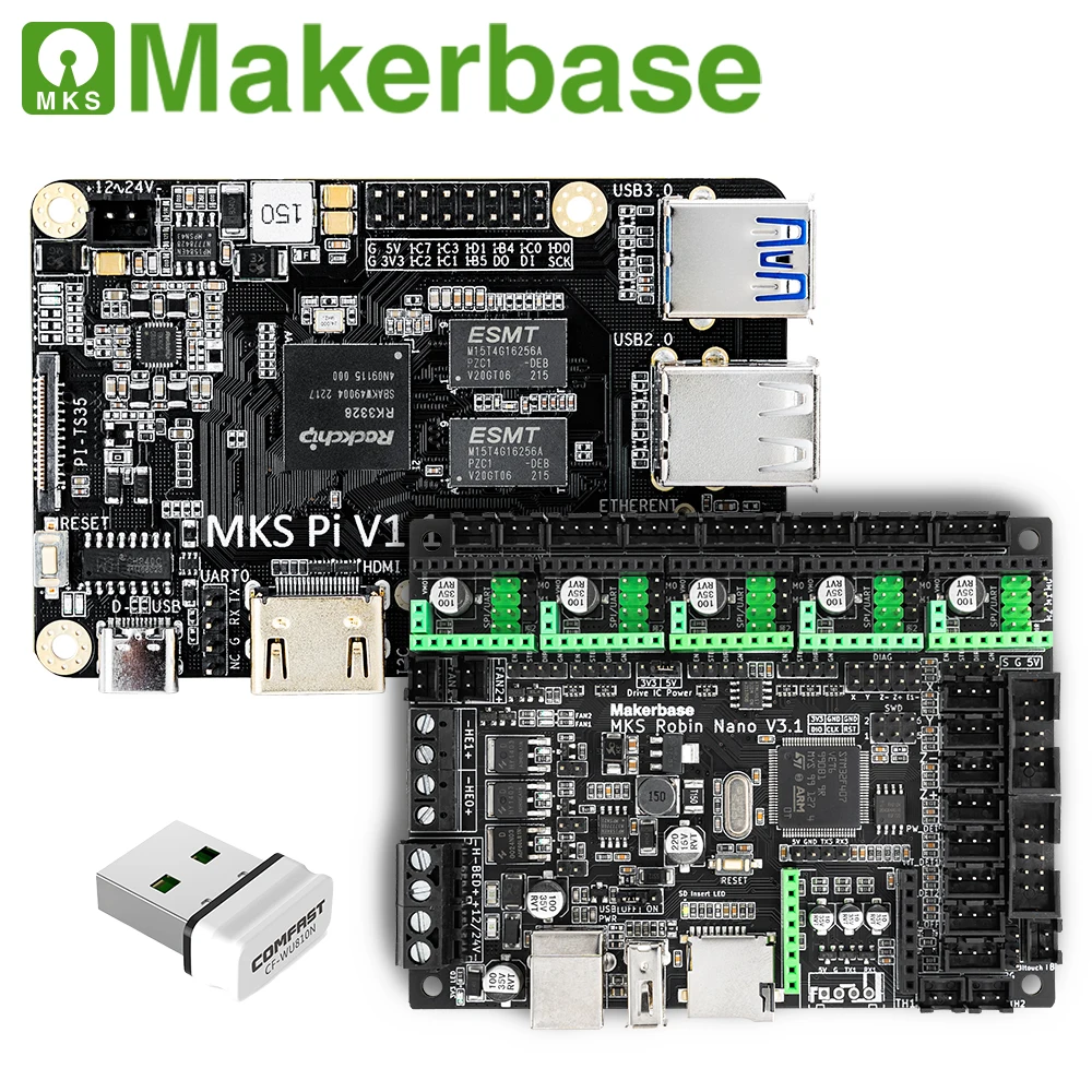 MKS PI Makerbase Motherboard Upgrade 3D printer to Klipper Support HDMI Touch Screen for Ender3 Voron SKR NANOVS Raspberry Pi