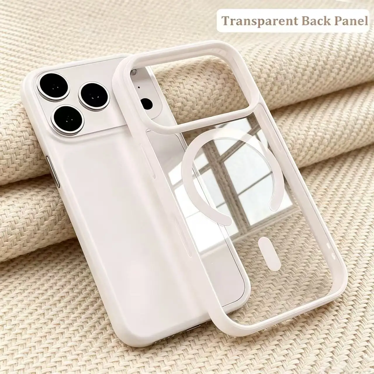 Sleek Magnetic Transparent Acrylic Phone Case
