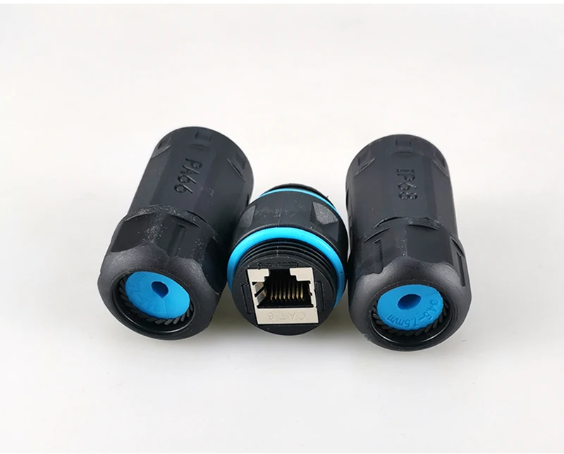 Wasserdichter RJ45-Stecker, ungeschirmt, UTP-Cat6A-Buchse, M20-Buchse, abgeschirmtes StP-Ethernet-Kabel, Cat5e, Cat6, IP68-Stecker – Detail 11