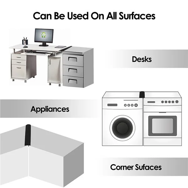 Kitchen Silicone Stove Counter Gap Cover Heat Resistant Wide & Long Gap Filler Seals Spills Between Counter stove gap cover
