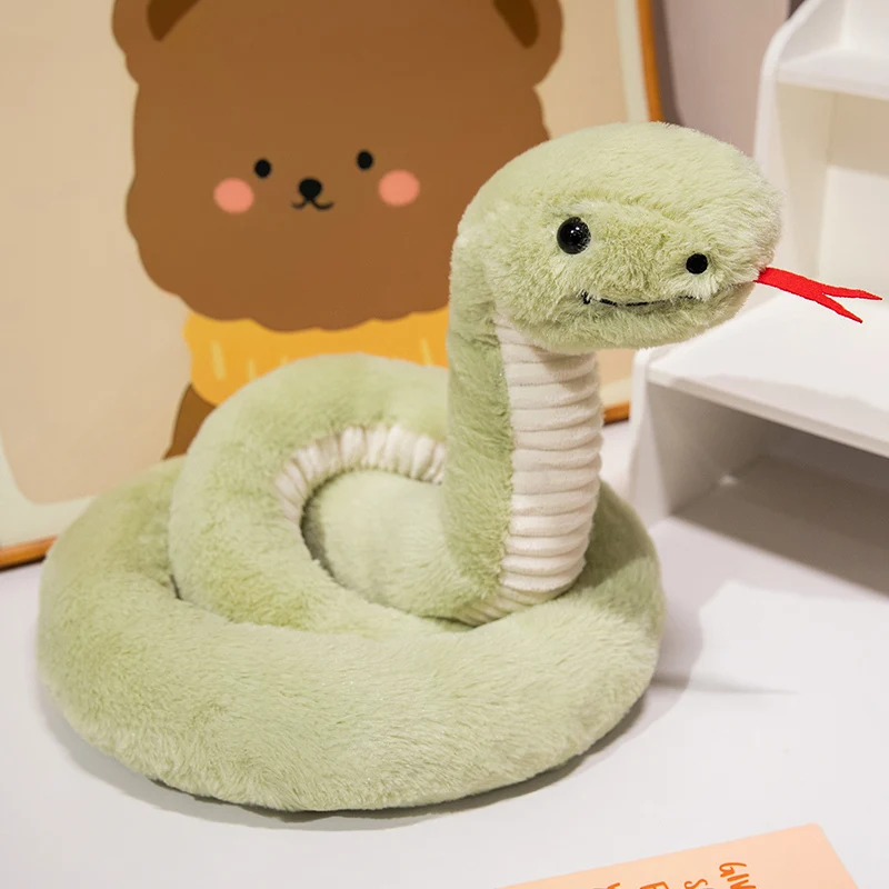 120/180cm Simulated Snake Plush Doll Soft Streak Simulation Toys