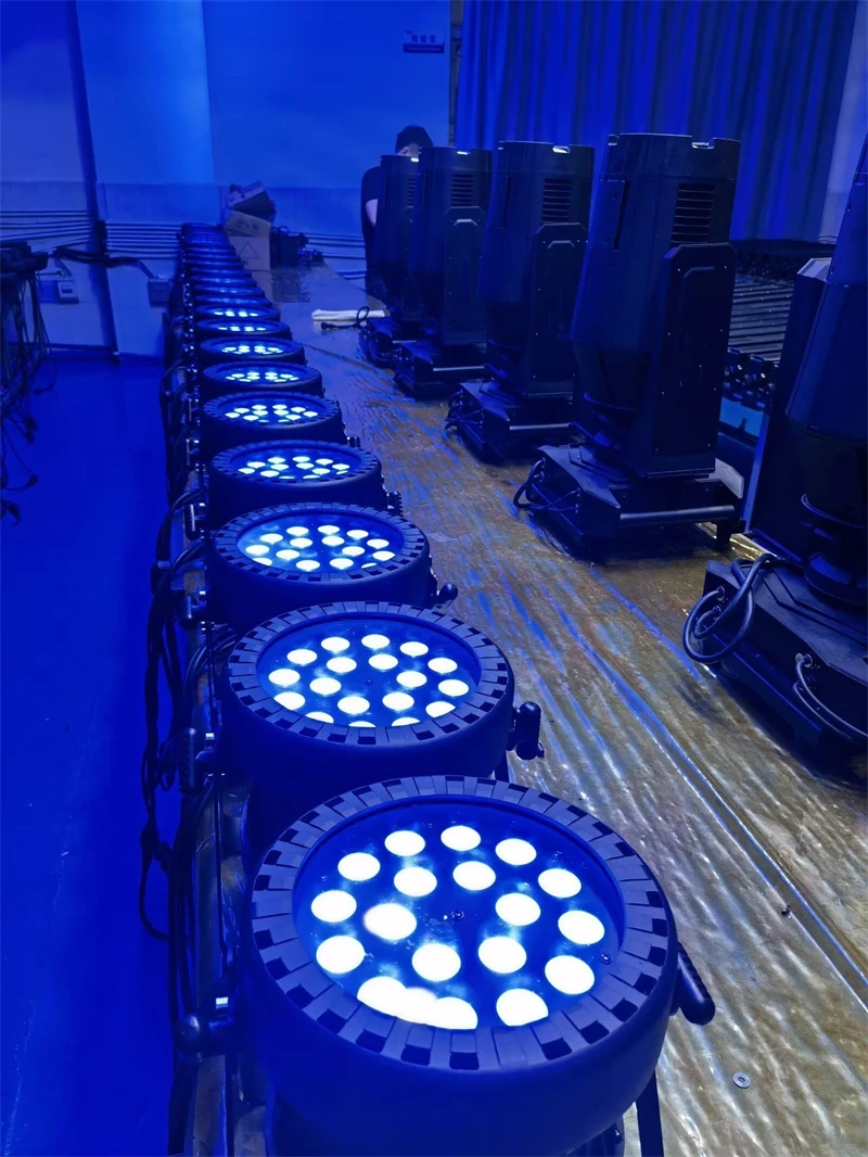 4 pieces waterproof stage night club party 18x10W 4in1 rgbw dmx IP65 led par lig
