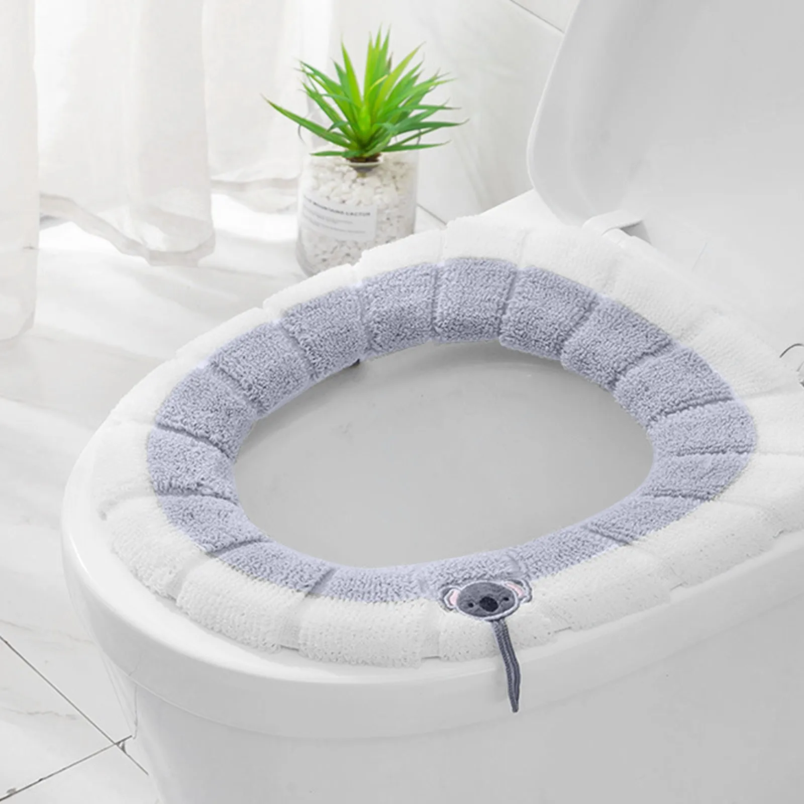 Toilet Seat Cushion Bathroom Memory Foam Rugs Soft Toilets Seats Cover Pads Bath Mats For Bathrooms Washable Decorations