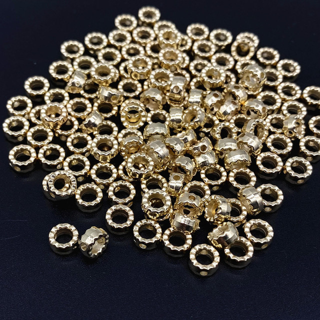 about 6mm Star Love Heart Gold Silver Color Loose Spacer CCB Acrylic Beads Jewelry Making Findings Charm Beads #ZZ04