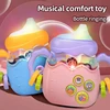 Baby Bottle Toy Education Early Education Music Rattle Can Bite Gums 1
