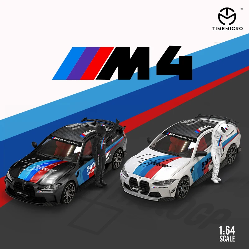 

Time Micro 1:64 M4 белая/черная живопись литая модель автомобиля