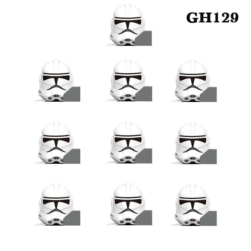 10 Pz/Set Building Blocks Gh129 Wilco Trooper Brick Gh127 Cody Thorn Figure Commander Bly Fox Captain Hn Mini Assembly Toys