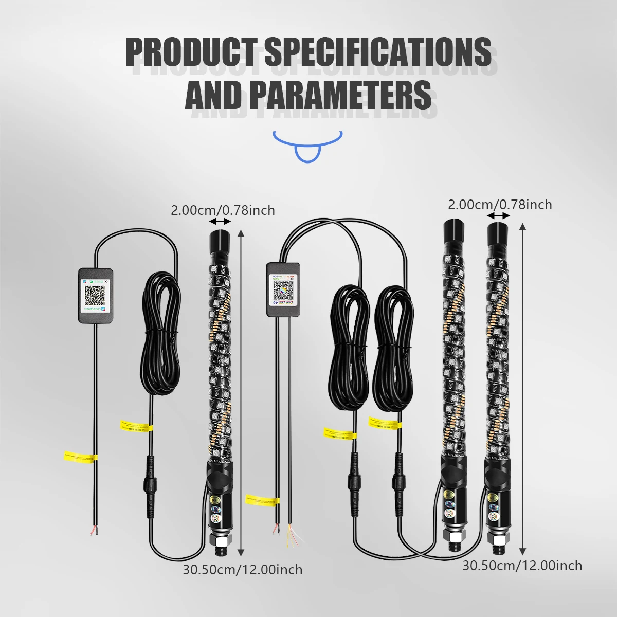 Smart LED Whip Light Offroad 2