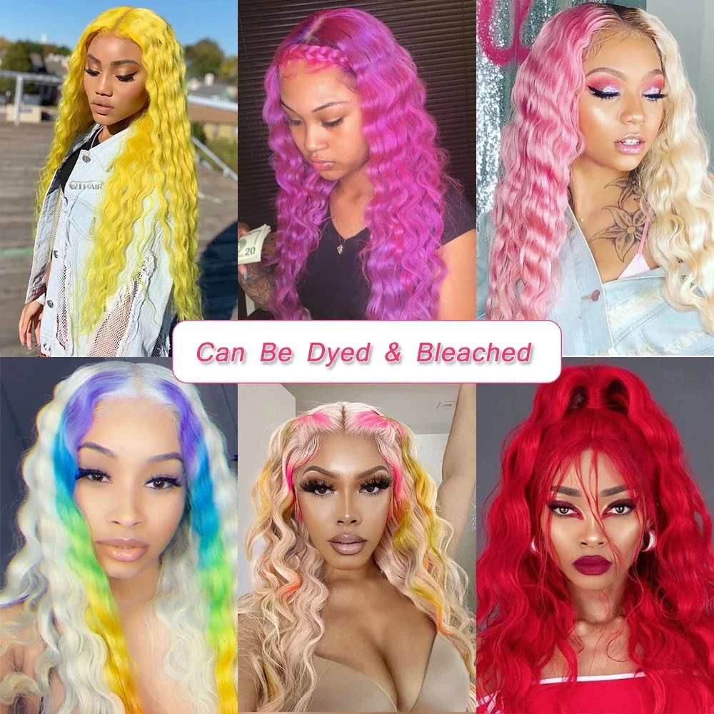40 Inches 613 Honey Blonde Water Wave Long Curly Bundles Human Hair 150% Density Brazilian Remy Hair Extension For Black Women