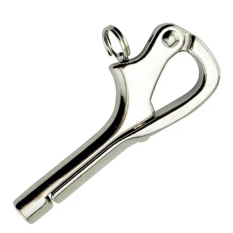 

Marine Hook Shackle Quick Release Boat Hook Shackle Rustproof High Hardness Shackle Strong Load-Bearing Hook For Commuting