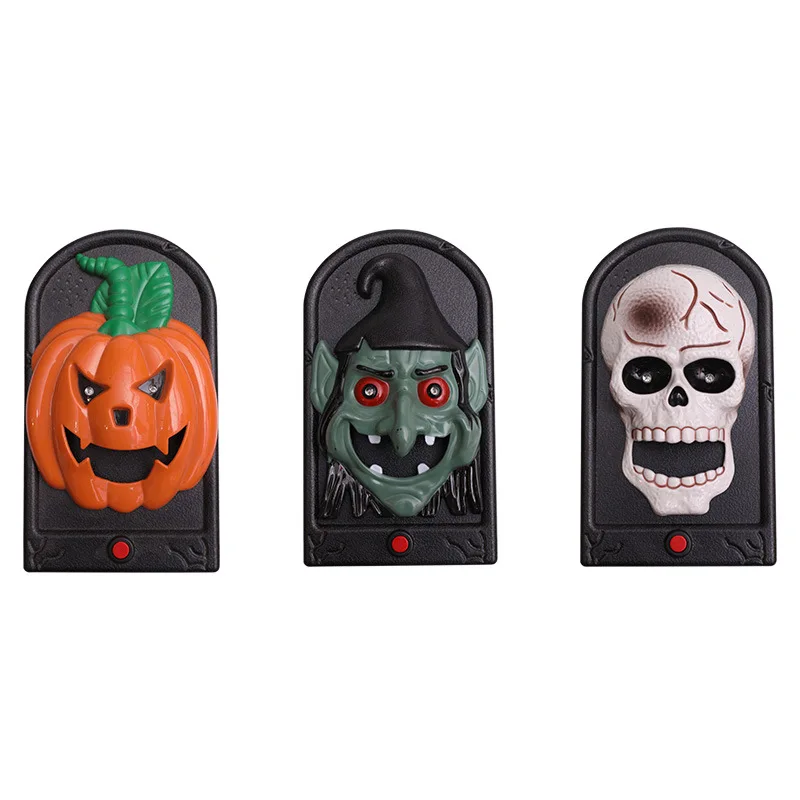 Halloween Doorbell Trick or Treat Decoration Door Party Party Decorations Haunted House Scary Arrangement Electric Doorbells