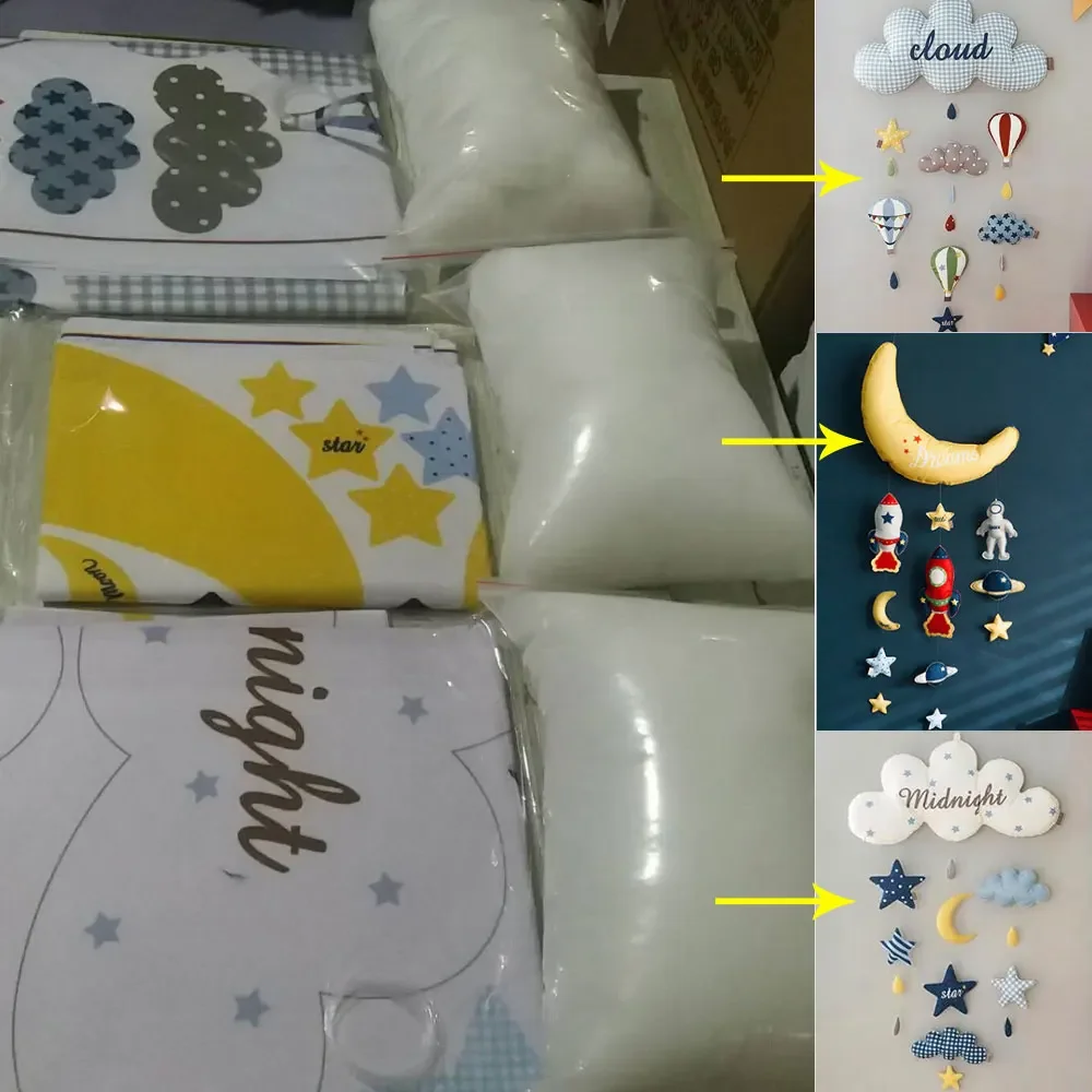 DIY Astronaut & Clouds Wall Hanger Decor 4