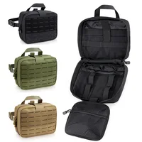 Outdoor Molle Medical Bag EDC Pouch Organizer First Aid Kit Large Capacity IFAK EMT Waist Pack for Hunting Camping Travel 1