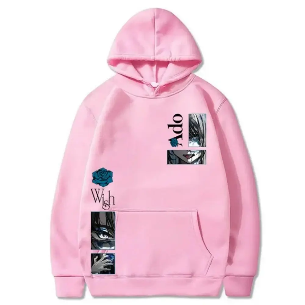 thumbnail image 1 of Sudadera con capucha Ado Face Merch The First World Tour de invierno para hombre y mujer, unisex, informal, de manga larga, ropa de calle con capucha, 1 of 5