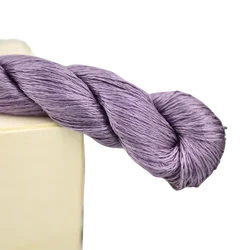 Vibrant 400m 100% Natural Silk Embroidery Floss in Red/Blue - 0.4mm (Graypurple 74 - 4)