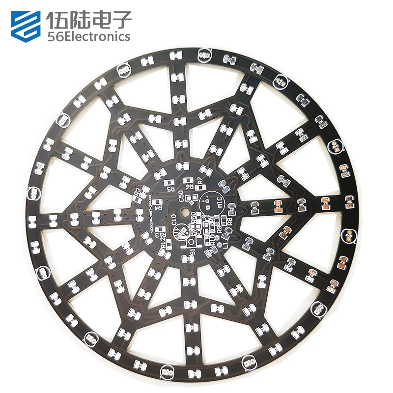 DIY Electronic Kit Colorful Dazzling Animation LED Electric Rotating Ferris Wheel Shape Components DIY Welding Assembly Parts