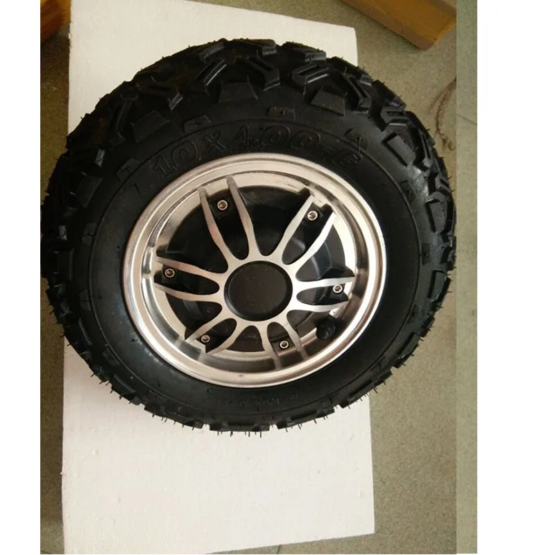 2pcs DC Brushless 10" 13" Single Shaft 24V/36V/48V 250W-1000W Electric Hub Motor with Tire Fast Speed High-performance Hub Motor