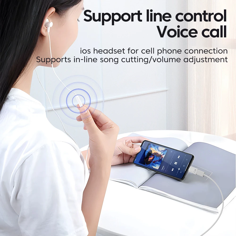 타입 C to 라이트닝 어댑터, 헤드폰용 iOS 여성용 to USB C 남성용 이어폰 오디오 어댑터, 아이폰 16 15 삼성 맥북 PC용