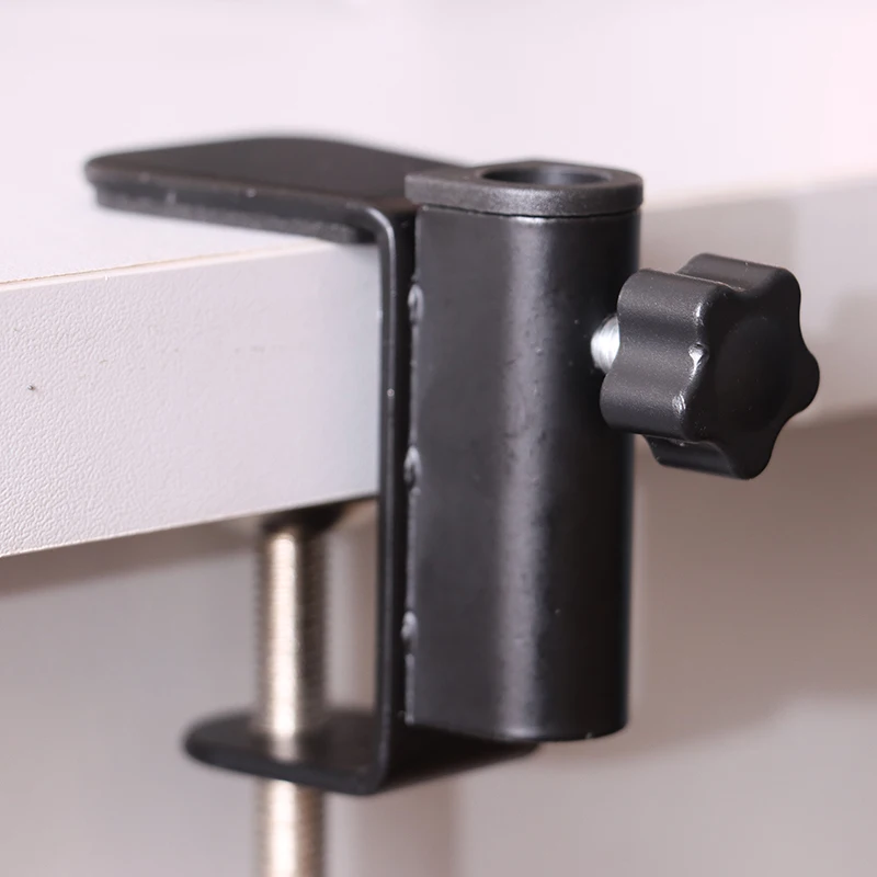 Description Picture 6 of itemCantilever Bracket Clamp Holder Desk Lamp Clip Fittings Base Hose For Mic Stand