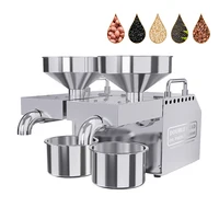 Intelligent Stainless Steel Oil Press Household Double Head Oil Press Sesame Oil Peanut Oil Extraction Machine 1
