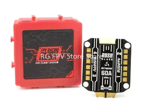 

Запчасти для дрона RUSH BLADE Sport 50A 48K / SUPER 60A 96K / Extreme 60A 128K 3-6S BLHELI32 4 в 1 бесщеточный ESC для FPV дрона