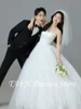 TAFN Princess Soft Tulle A Line Wedding Dresses Korea Photo shoot Sweetheart Floor length Bride Gowns Corset Back Customized 3