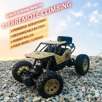 1:18 RC Car Alloy Climbing Mountain Monster Radio Remote Control Cars Buggy Off Road Control Trucks Boys Toys for Children