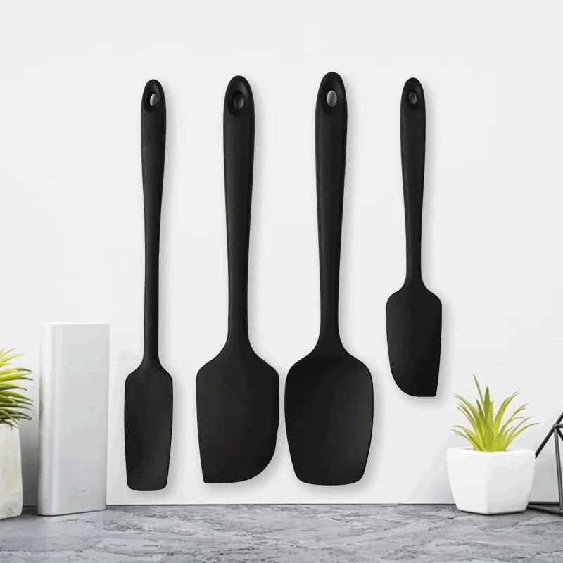 Description Picture 6 of itemKitchen Silicone Spatula Set, 600ÂºF High Heat Flex Silicone Scraper with Nonslip Handle for Cooking Mixing Baking Serving Stirri