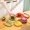 Reusable Fruit Preservation Box Silicone Film Food Box Sealed Mini Refrigerator for Storage Vegetable Avocado Lemon Storage Box 5