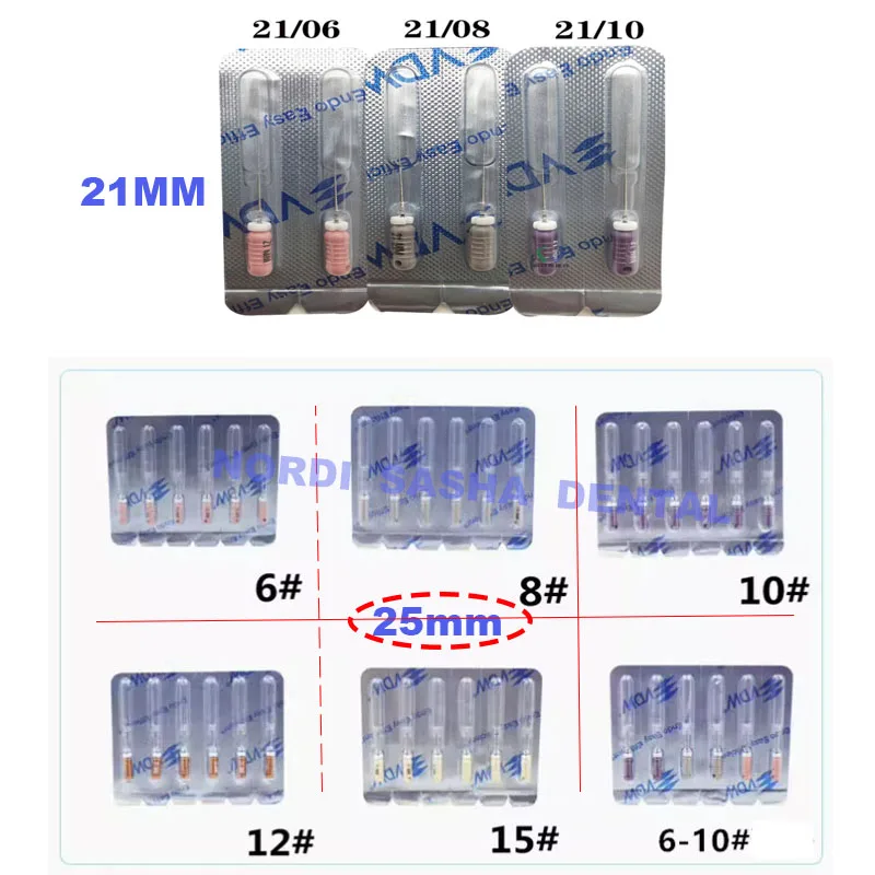 Dental C-PILOT Files 21mm/25mm - Sizes 06-10, VDW Brand, Made In Germany 7 thumbnail image