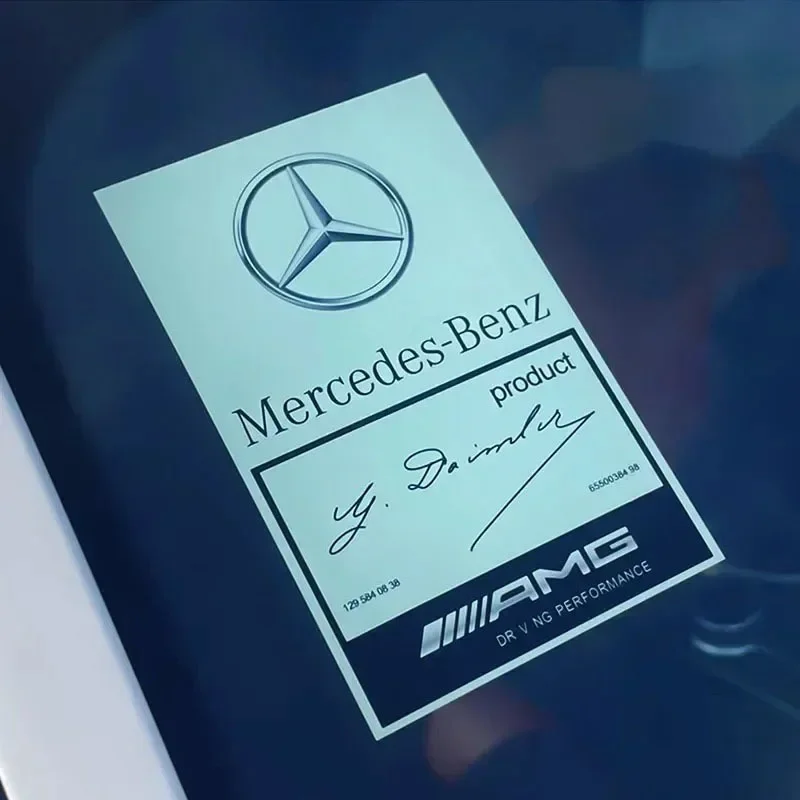 JDM interior static car stickers Apple tree VPC car stickers are suitable for Mercedes-Benz signature AMG W204W205W213W221W222.