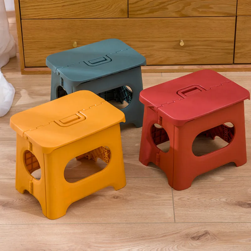 Plastic Folding Step Stool Home Train Outdoor Storage Foldable    Kids holding stool camping pf01905