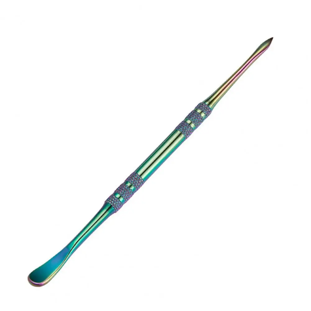 Unique Smoke Wax Remover Concave-convex Texture Labor-saving Minimalistic Wax Oil Cleaning Tool Smoke Pipe Spoon Safe hookah cleaning brush cleaning accessories