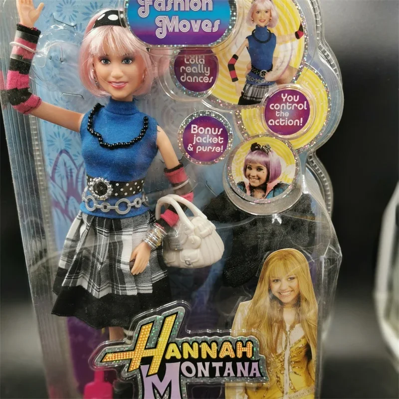 Disney Hannah Montana Doll Miley Stewart Fashion Princess Doll Joint Movable Beautiful Girl Play House Toy Anime Figures Gifts