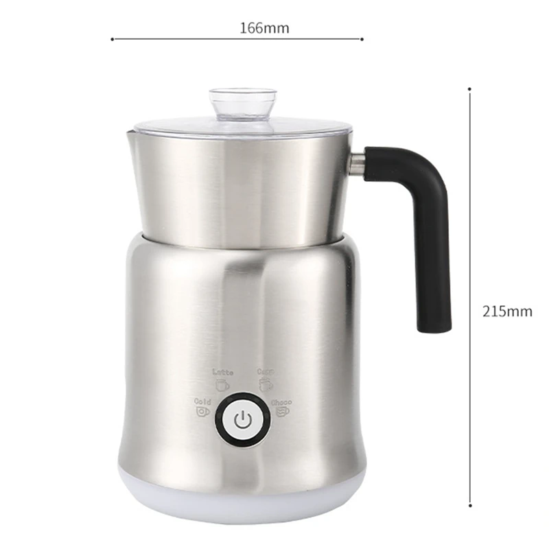 Detachable 4-In-1 Milk Frother And Steamer - 700Ml Hot Chocolate Maker And Electric Milk Heater EU Plug