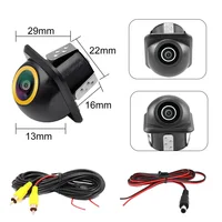 Caméra de vision avant, arrière et latérale pour voiture AHD CVBS 170 °   Caméra HD Fisheye Vision Nocturne Étanche en Forme de Chapeau de Paille avec Support à Visser 6