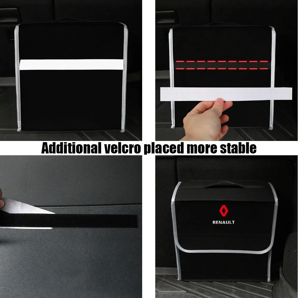 Car Trunk Storage Car Trunk Storage Box Portable Foldable Multiuse Organizer Auto Trunk Storag Bag for Renault DACIA Megane Logan Duster Clio ZOE