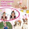 1-15PCS Easter Pet Hair Bands Easter Bunny Ears Headpiece Cute Carrot Hair Band Pet Easter Party Costume Accessories 5