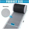 1~3Roll Self-Adhesive Floor Drain Stickers Cutable Shower Drain Hair Catcher Disposable Mesh Sink Strainer Filter Screen Sticker 2