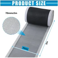 1~3Roll Self-Adhesive Floor Drain Stickers Cutable Shower Drain Hair Catcher Disposable Mesh Sink Strainer Filter Screen Sticker 2