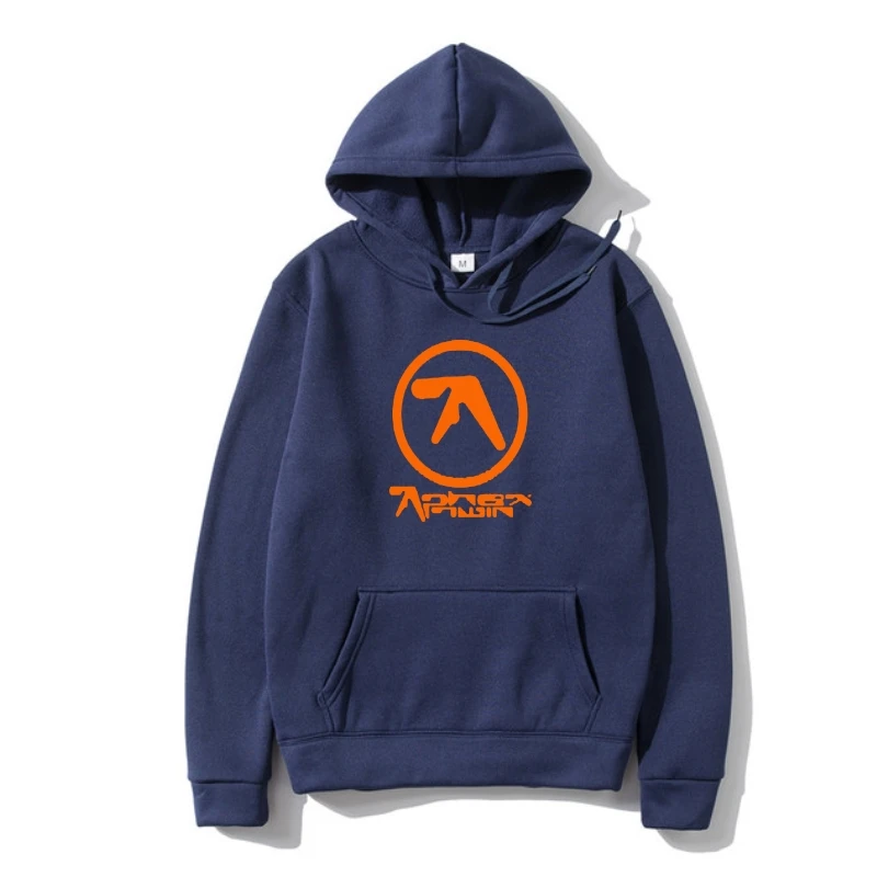 

Hoody New Aphex Twin Electro Music Logo Men's Black Outerwear Autumn S to 3XL