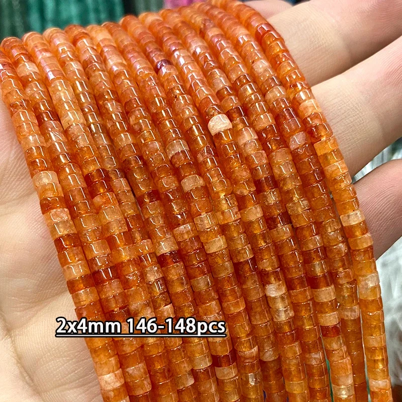 【40%OFF】オレンジガーネット／ビーズ径8mm／内径16.5cm ジュエリー作りのための天然石のビーズ,オレンジのクレオニー