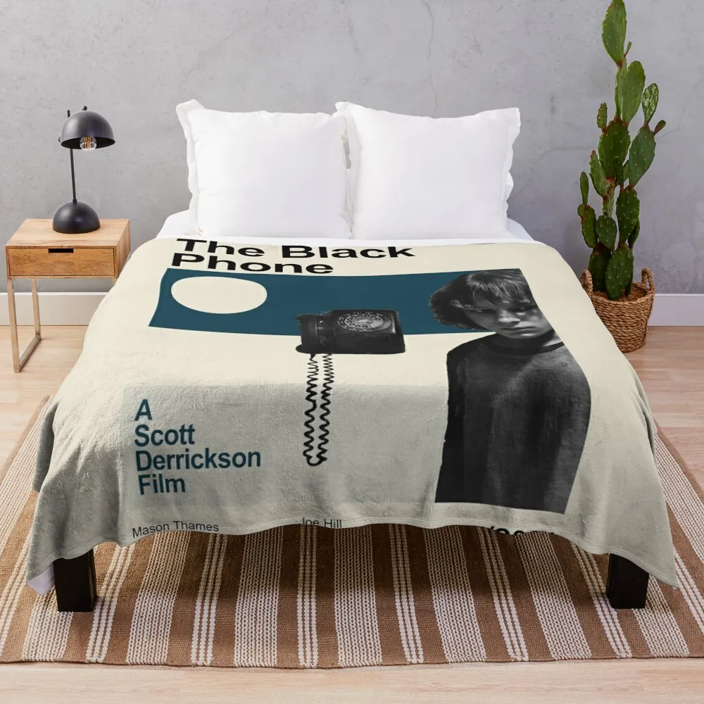 

The Black Phone Throw Blanket Blankets For Sofas Personalized Gift Sofa Quilt Vintage Blanket