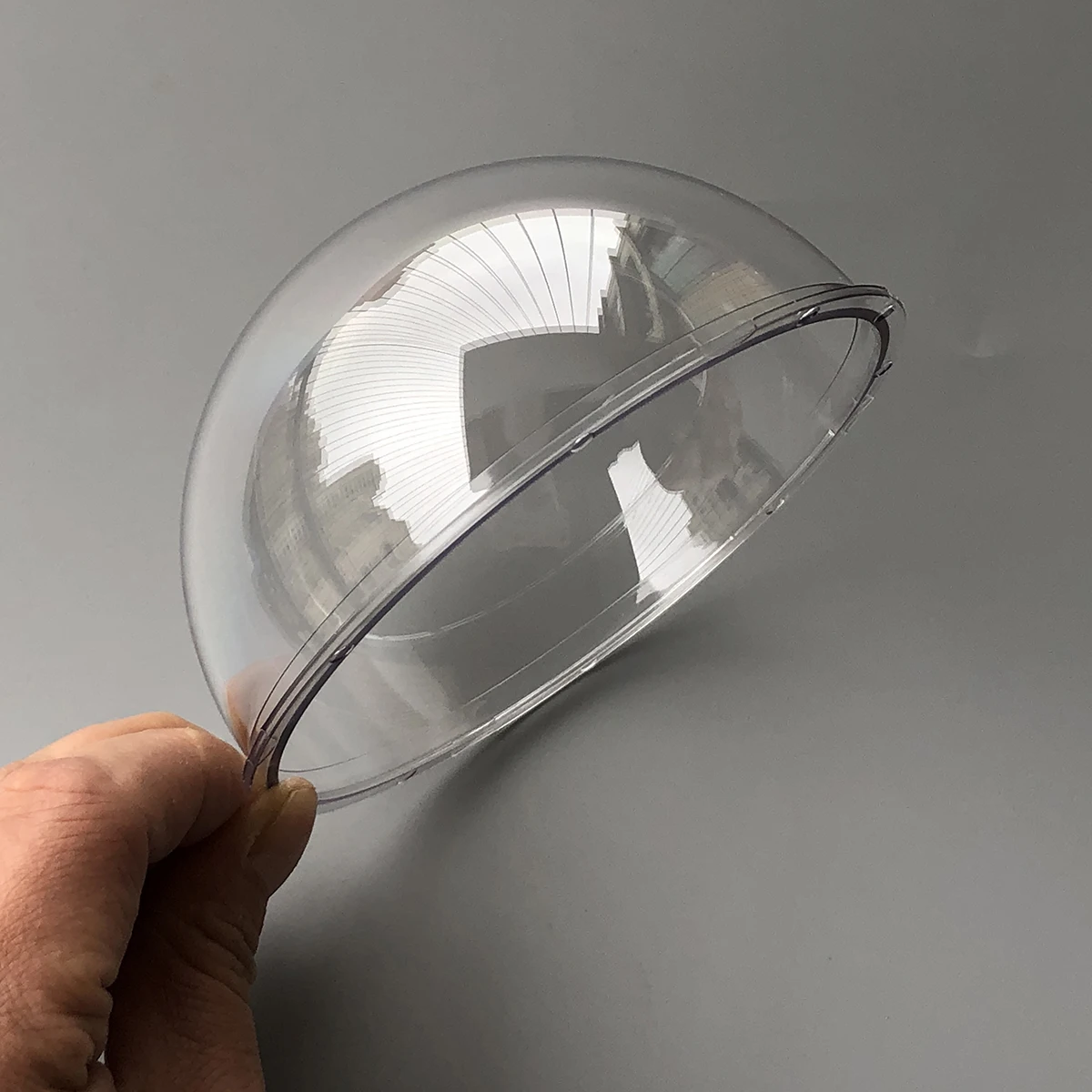 4.2 Inch Polycarbonate PC Clear HD Ball Camera Lens Transparent Protective Cover CCTV Security Camera Dome Cover 114x59.18mm