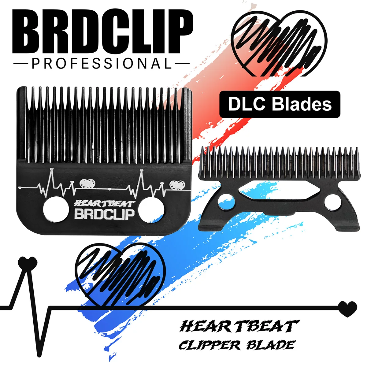 Description Picture 2 of itemBRDCLIP Blade Hair Clipper DLC FADE Blade Replacement M390 Steel Moving Blade for 8148 Madeshow M10 2020C VGR 001 003 Wmark X1