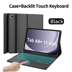 Premium Case with Removable Keyboard and Mouse for English (Black Backlit 3)